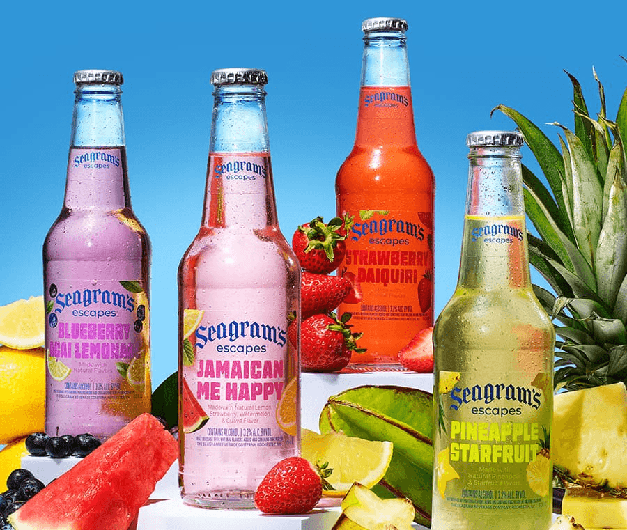 Bottles of Seagram's Escapes