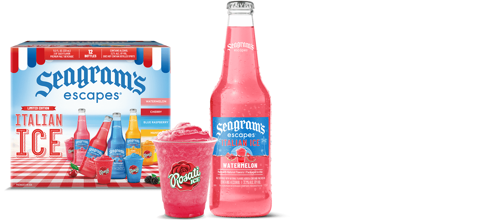 Italian Ice Variety Pack Seagrams Escapes 9045